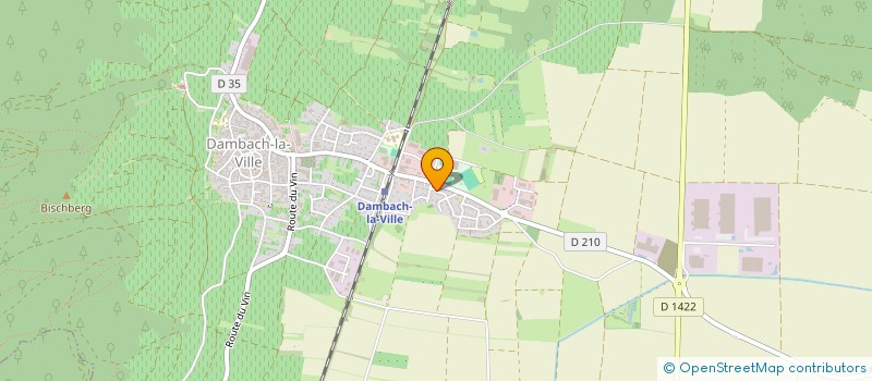 localisation de l'entreprise MONSIEUR BRIEUX NAMOKEL  DAMBACH-LA-VILLE