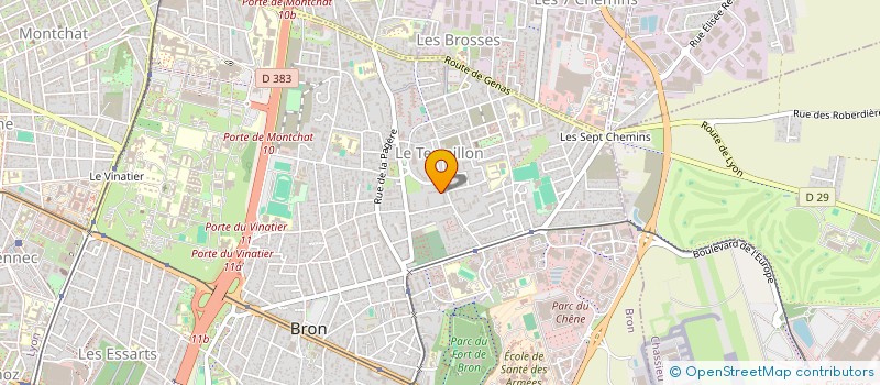 localisation de l'entreprise MONSIEUR BRIEUX PONTILLE  BRON