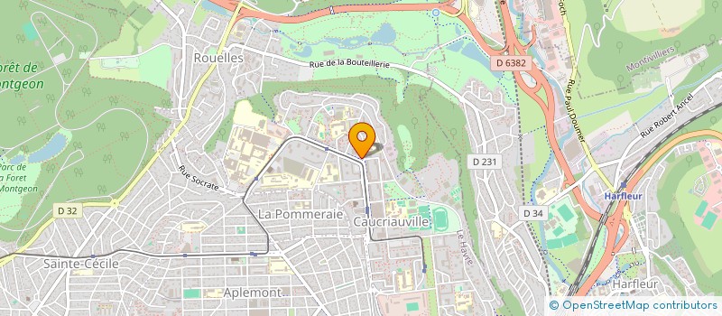 localisation de l'entreprise MONSIEUR BRIGHT IHENSEKHIEN  LE HAVRE