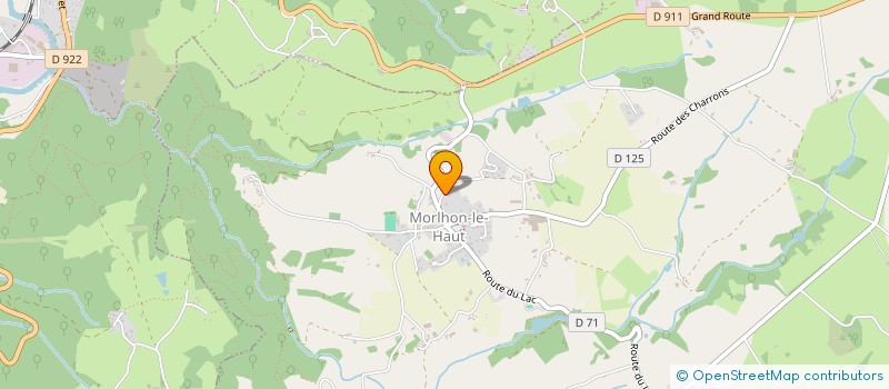 localisation de l'entreprise MONSIEUR BRIGITTE ARNAL  MORLHON-LE-HAUT