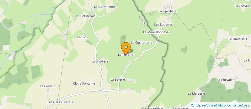 localisation de l'entreprise MONSIEUR BRIGITTE BELLIER à VILLENEUVE-EN-PERSEIGNE