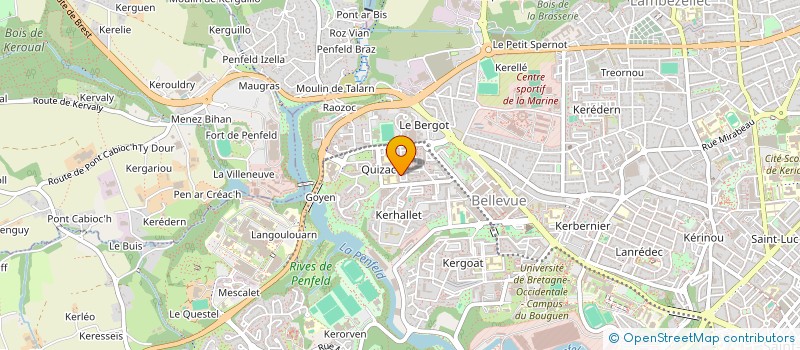 localisation de l'entreprise MONSIEUR BRIHANE YEMANE à BREST