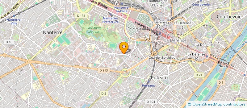 localisation de l'entreprise MONSIEUR BRIK EDELAASRI à NANTERRE