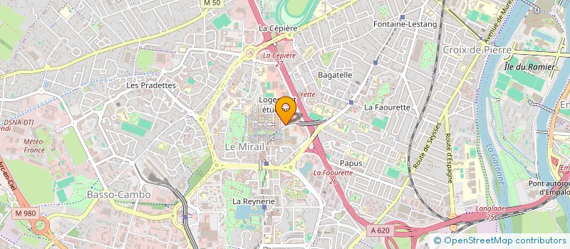 localisation de l'entreprise MONSIEUR BRIL VERGNERIE  TOULOUSE