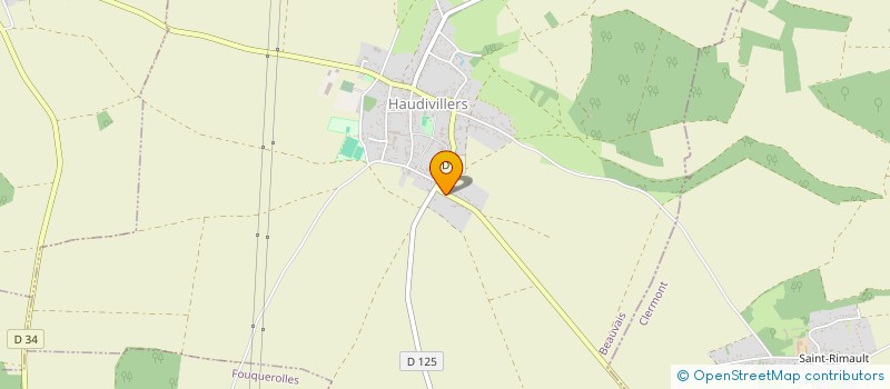 localisation de l'entreprise MONSIEUR BRIVAEL MONTES  HAUDIVILLERS