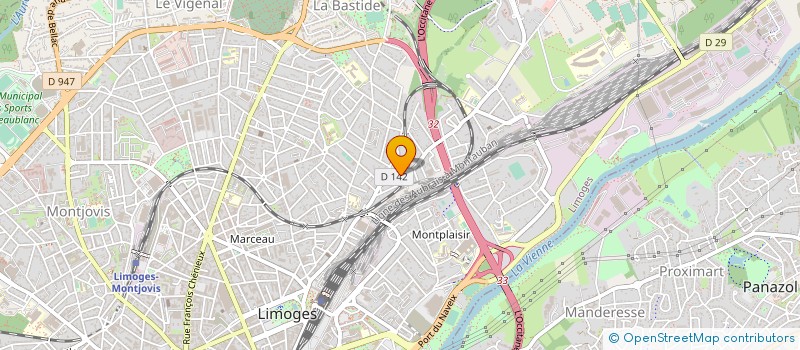 localisation de l'entreprise MONSIEUR BRIZ SURNAM à LIMOGES