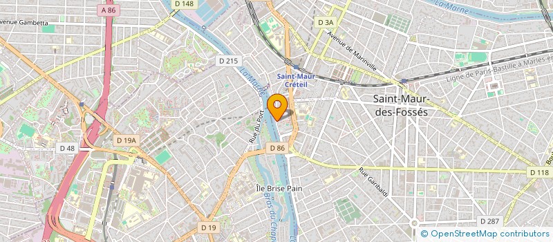 localisation de l'entreprise MONSIEUR BRONDONNE TAKOUET  SAINT-MAUR-DES-FOSSES