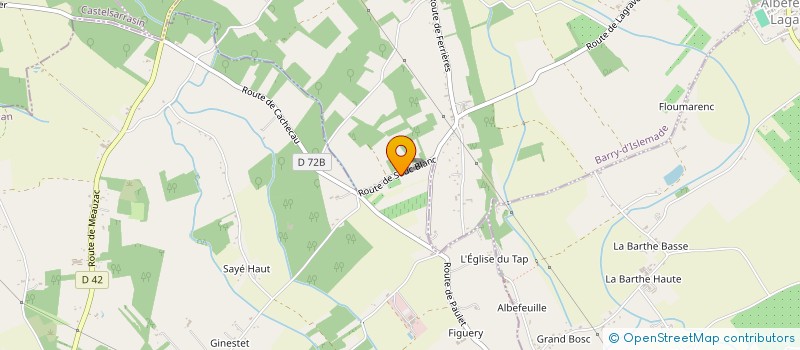 localisation de l'entreprise MONSIEUR BRONSON HELFRID  LA VILLE-DIEU-DU-TEMPLE