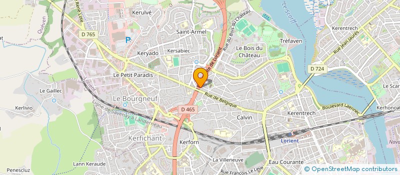 localisation de l'entreprise MONSIEUR BROOKLYN LE FLOCH  LORIENT