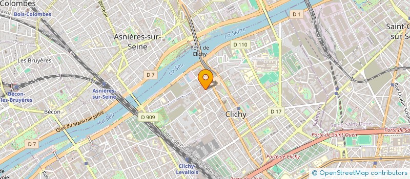 localisation de l'entreprise MONSIEUR BROOKLYN TUTU à CLICHY