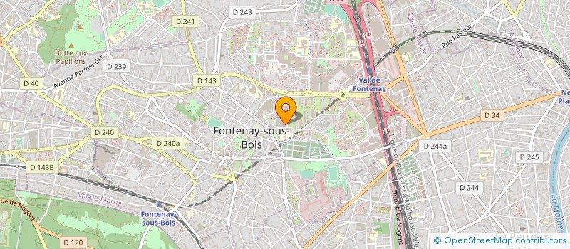 localisation de l'entreprise MONSIEUR BROU DOGUIE à FONTENAY-SOUS-BOIS