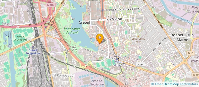 localisation de l'entreprise MONSIEUR BROU FELIX KONGO  CRETEIL