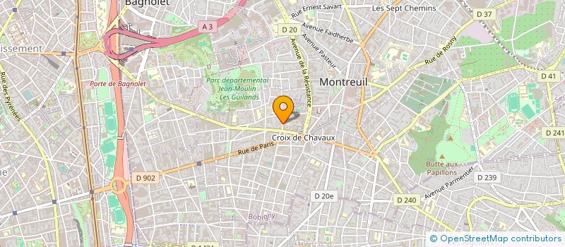 localisation de l'entreprise MONSIEUR BROU KONAN FRANCK KOUAKOU à MONTREUIL
