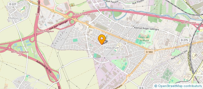 localisation de l'entreprise MONSIEUR BROUDY BROUDY  TINQUEUX