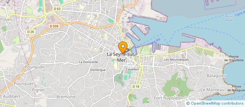 localisation de l'entreprise MONSIEUR BROULAYE TRAORE  LA SEYNE-SUR-MER