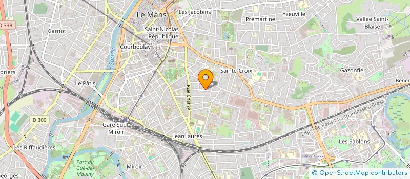 localisation de l'entreprise MONSIEUR BROWKLING VELASCO à LE MANS