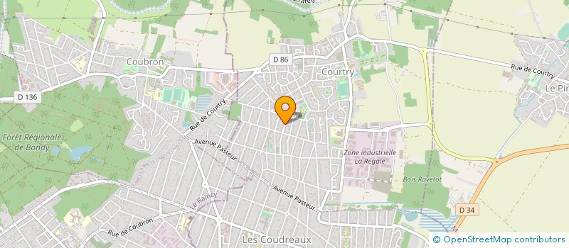 localisation de l'entreprise MONSIEUR BRUCE CARTERON  COURTRY