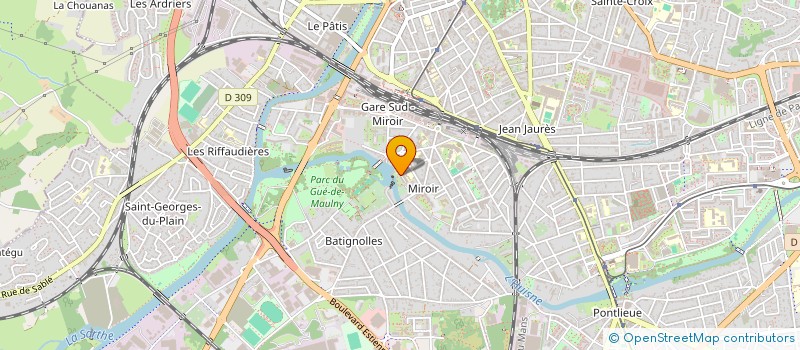 localisation de l'entreprise MONSIEUR BRUCE DE LUCAS  LE MANS