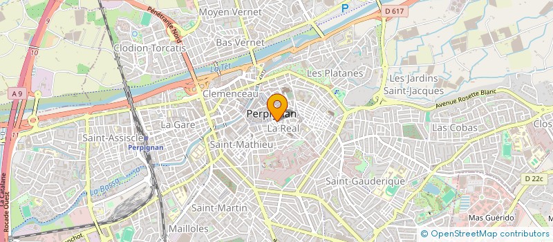 localisation de l'entreprise MONSIEUR BRUCE DEVAUX  PERPIGNAN