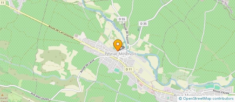 localisation de l'entreprise MONSIEUR BRUCE DHOLLANDE  PEYRIAC-MINERVOIS