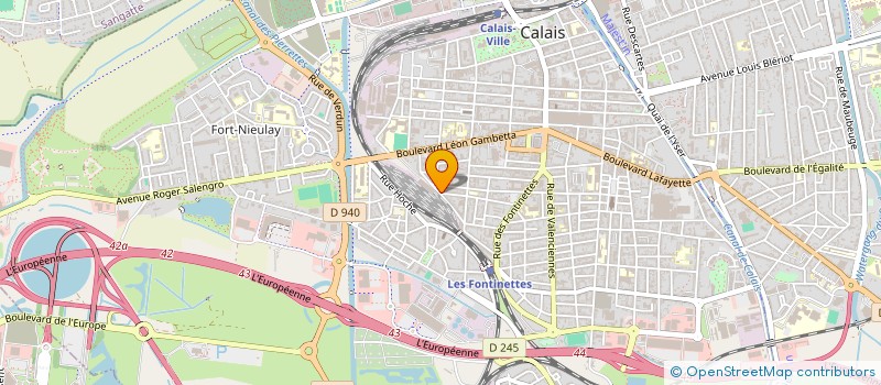 localisation de l'entreprise MONSIEUR BRUCE DUQUENOY à CALAIS