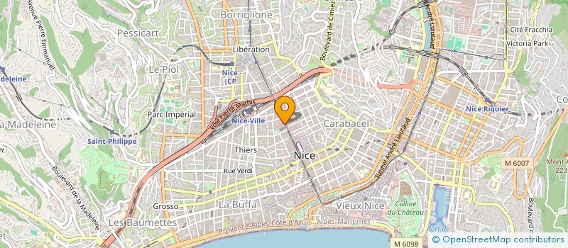 localisation de l'entreprise MONSIEUR BRUCE FORETTI à NICE