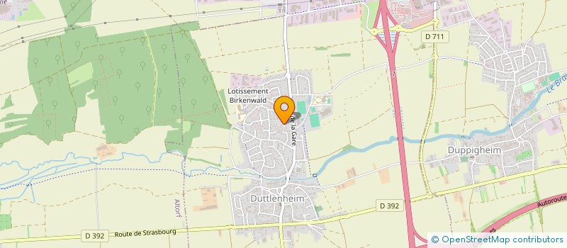 localisation de l'entreprise MONSIEUR BRUCE GEISTEL  DUTTLENHEIM