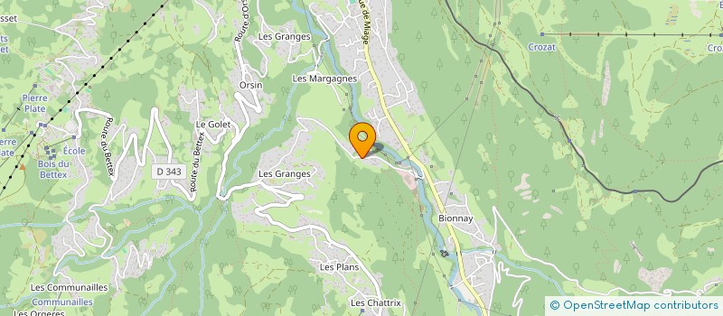 localisation de l'entreprise MONSIEUR BRUCE GOODLAD  SAINT-GERVAIS-LES-BAINS