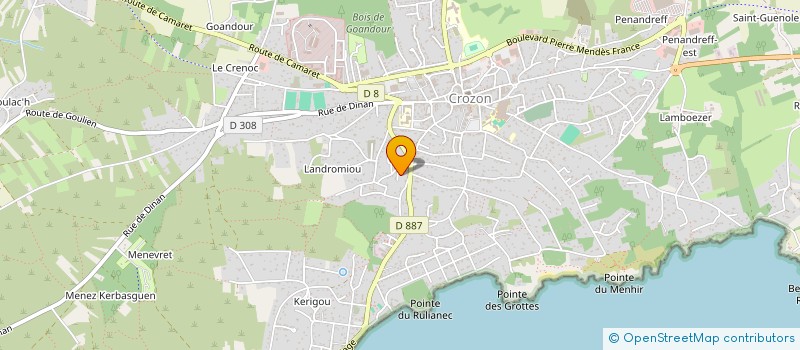 localisation de l'entreprise MONSIEUR BRUCE GOULD à CROZON