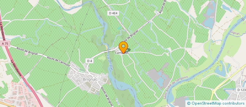 localisation de l'entreprise MONSIEUR BRUCE HARRIS  SAINT-ANDRE-DE-SANGONIS