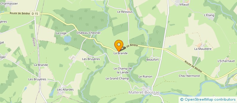 localisation de l'entreprise MONSIEUR BRUCE KELLY à BUSSIERE-SAINT-GEORGES