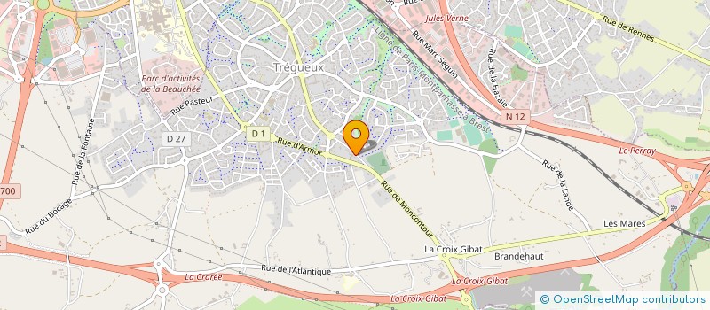 localisation de l'entreprise MONSIEUR BRUCE LIEBBE  TREGUEUX