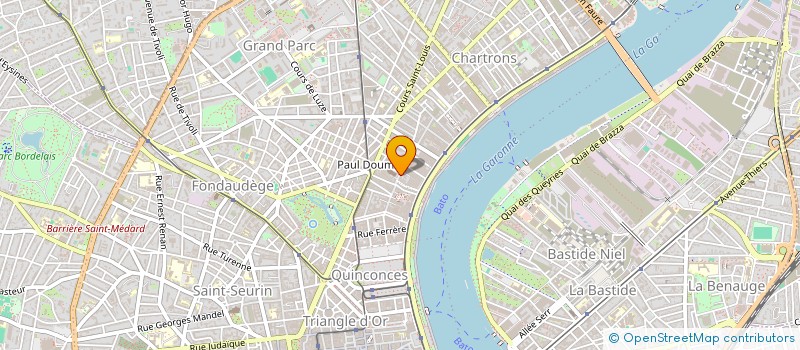 localisation de l'entreprise MONSIEUR BRUCE MILPIED  BORDEAUX