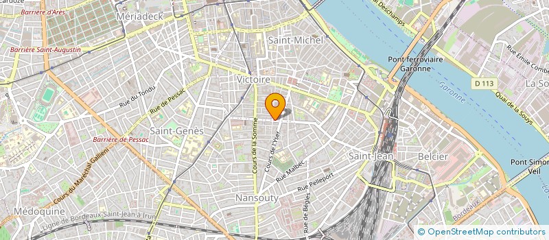 localisation de l'entreprise MONSIEUR BRUCE MULLER à BORDEAUX