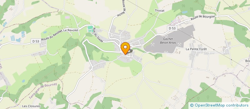 localisation de l'entreprise MONSIEUR BRUCE ROUSSELIN  ARTAS