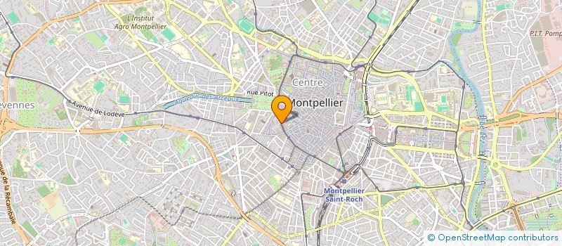 localisation de l'entreprise MONSIEUR BRUCE SICARD  MONTPELLIER