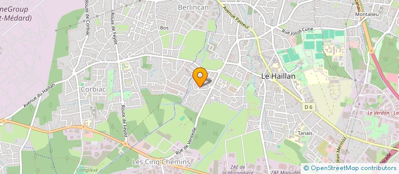 localisation de l'entreprise MONSIEUR BRUCE TORRES  LE HAILLAN