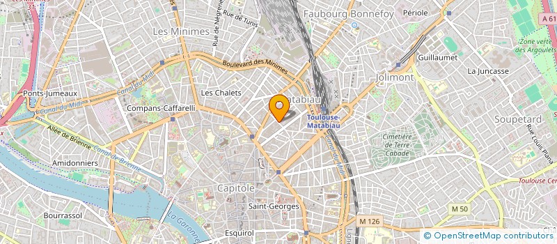 localisation de l'entreprise MONSIEUR BRUCE TOURON à TOULOUSE