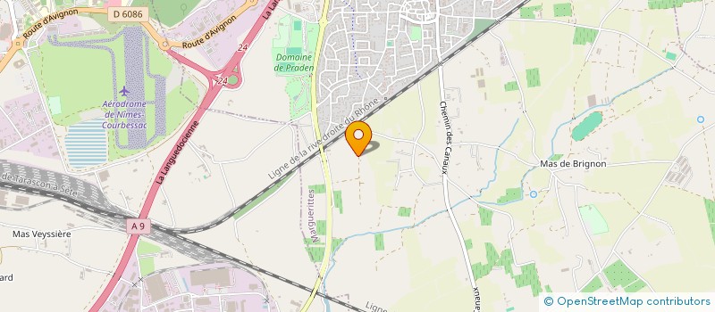 localisation de l'entreprise MONSIEUR BRUCE VILLEVAUD  MARGUERITTES