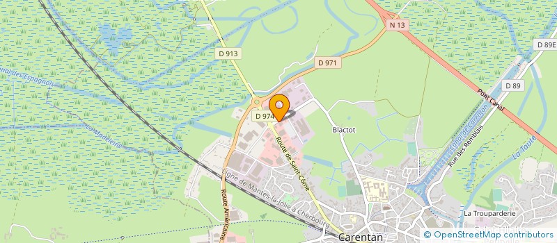 localisation de l'entreprise MONSIEUR BRUCE WEISS  CARENTAN-LES-MARAIS