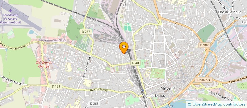 localisation de l'entreprise MONSIEUR BRUNALDO DOS SANTOS PACOTINHO à NEVERS