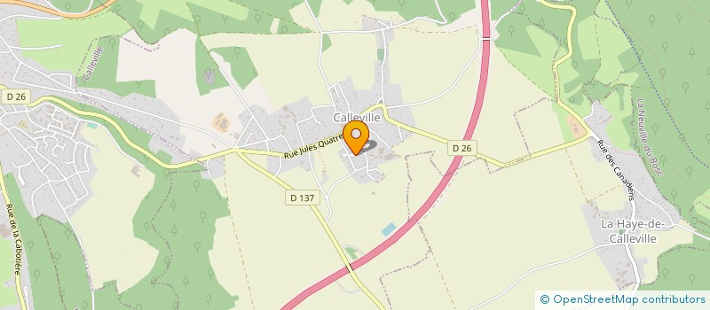 localisation de l'entreprise MONSIEUR BRUNEAU HERISSON  CALLEVILLE