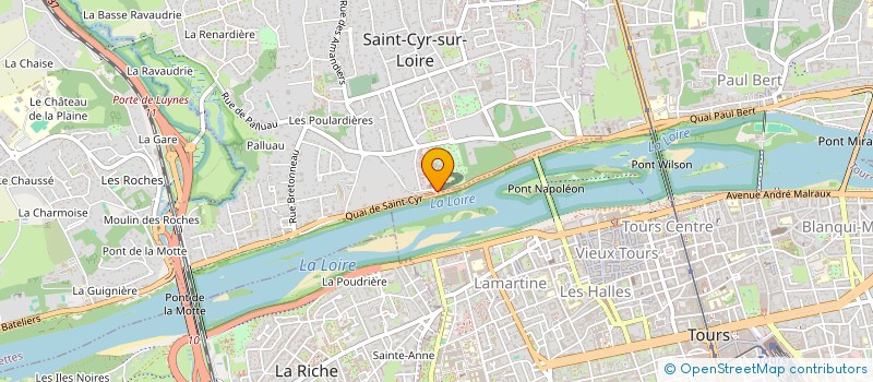 localisation de l'entreprise MONSIEUR BRUNEL MAKENGO KAMI  SAINT-CYR-SUR-LOIRE