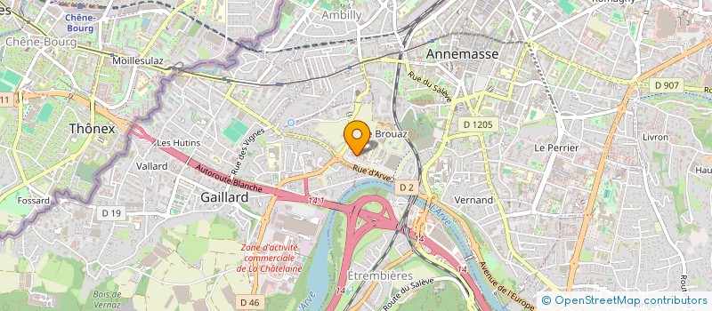 localisation de l'entreprise MONSIEUR BRUNELLO DEMARCHI  ANNEMASSE