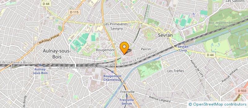localisation de l'entreprise MONSIEUR BRUNILDO PINTO RAMOS NEVES à SEVRAN