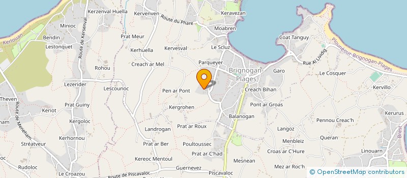 localisation de l'entreprise MONSIEUR BRUNO ABALLEA à PLOUNEOUR-BRIGNOGAN-PLAGES