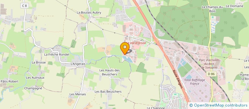 localisation de l'entreprise MONSIEUR BRUNO ABGUILLERM à VERN-SUR-SEICHE