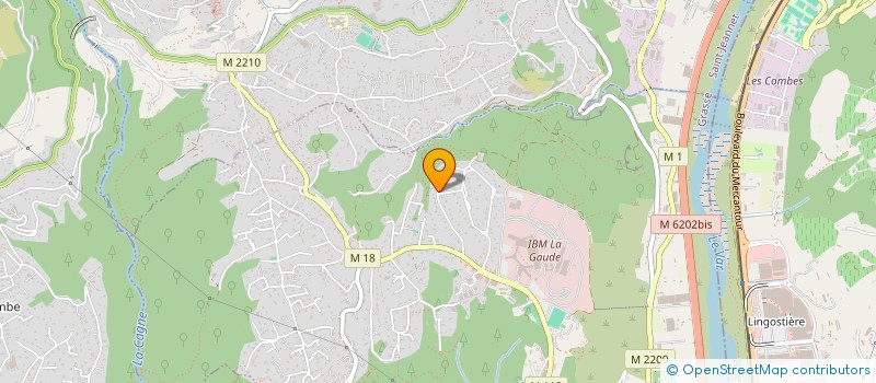 localisation de l'entreprise MONSIEUR BRUNO ADER  LA GAUDE