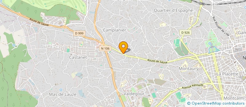 localisation de l'entreprise MONSIEUR BRUNO ADILETTO  NIMES