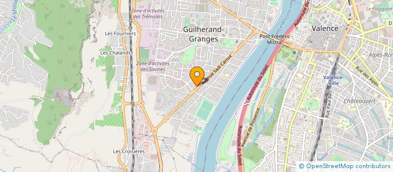 localisation de l'entreprise MONSIEUR BRUNO AGRESTI  GUILHERAND-GRANGES